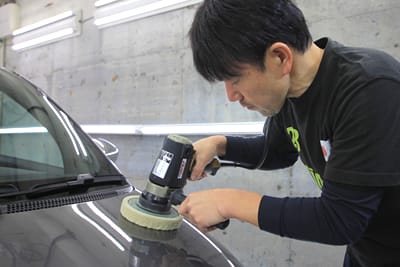 塗装の肌調整(磨き)